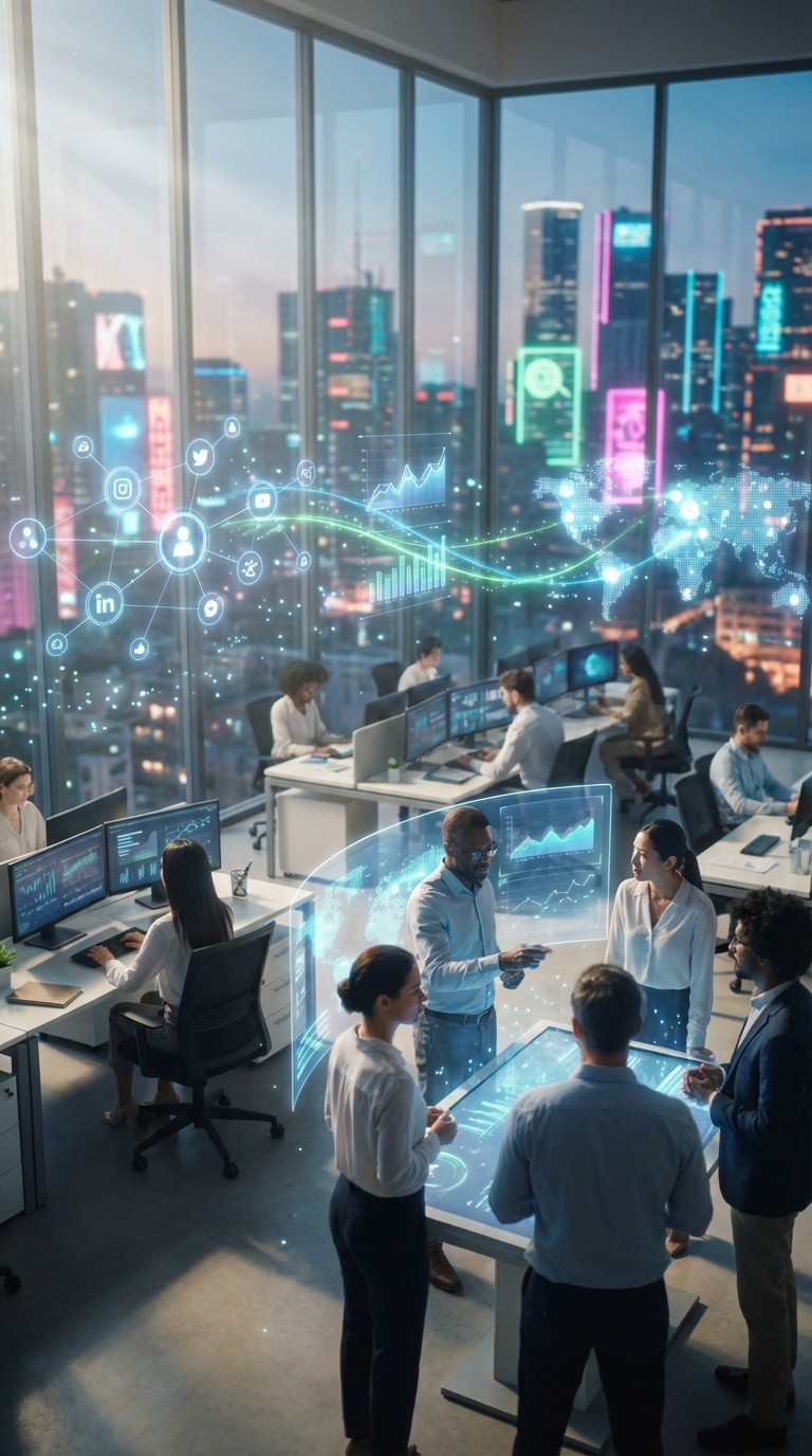 Harnessing AI for Social Media in Business: Transforming Content Strategy and Engagement