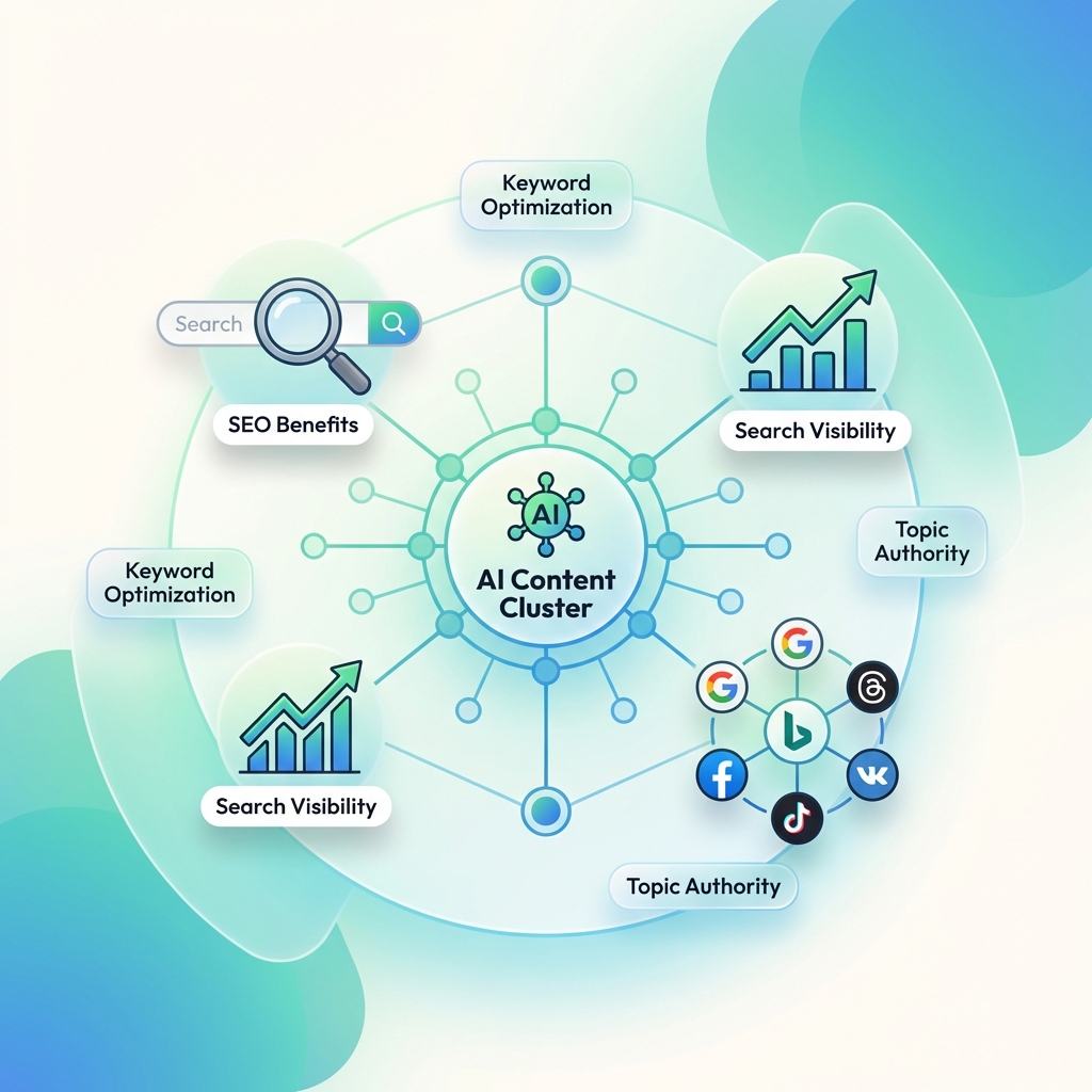 Unlock SEO Benefits with AI Content Clusters Powered by Boostmatic